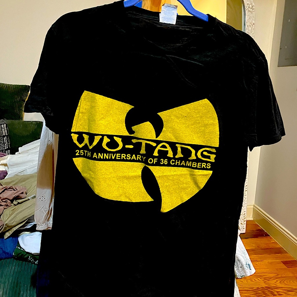 Wu-Tang 36th Anniversary Black and Yellow T-Shirt - Brand new, adult M